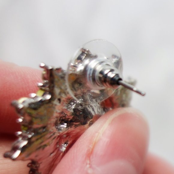 ✨ 2 for 10$✨ Shiny Blue Earrings and Necklace Set - Picture 5 of 5